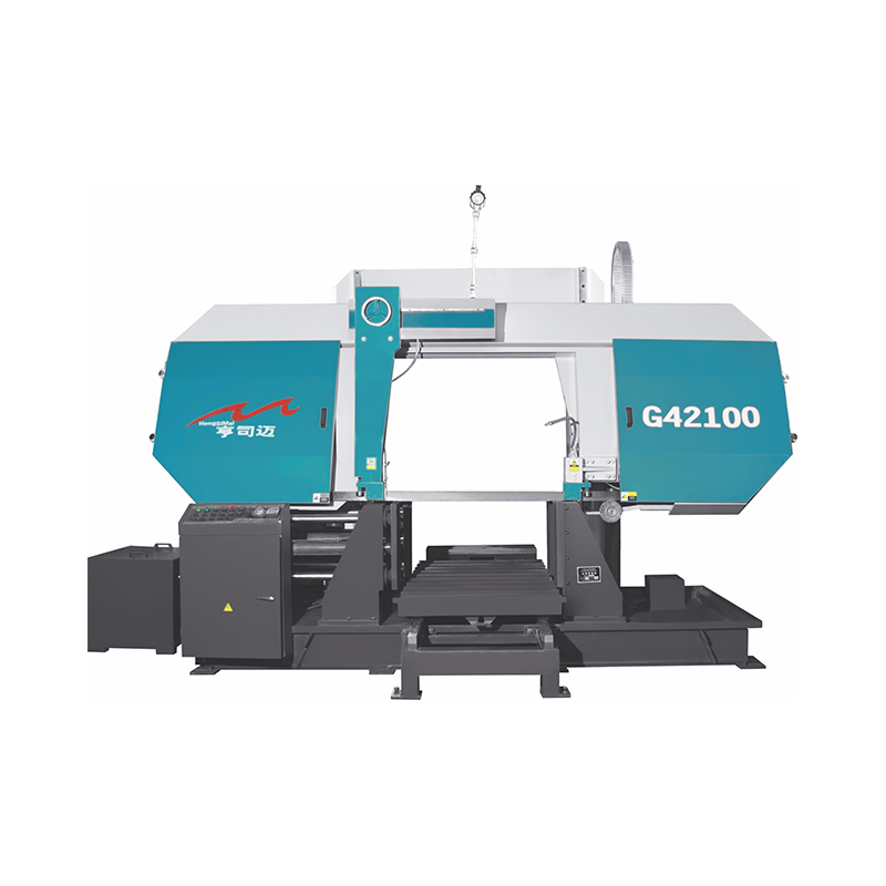 Полуавтоматический ленточнопильный станок портального типа